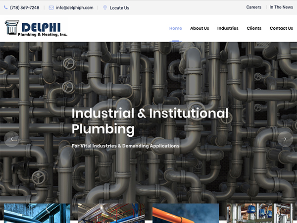 Delphi Plumbing & Heating Website