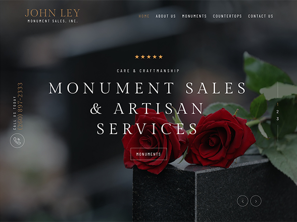 John Ley Monument Sales