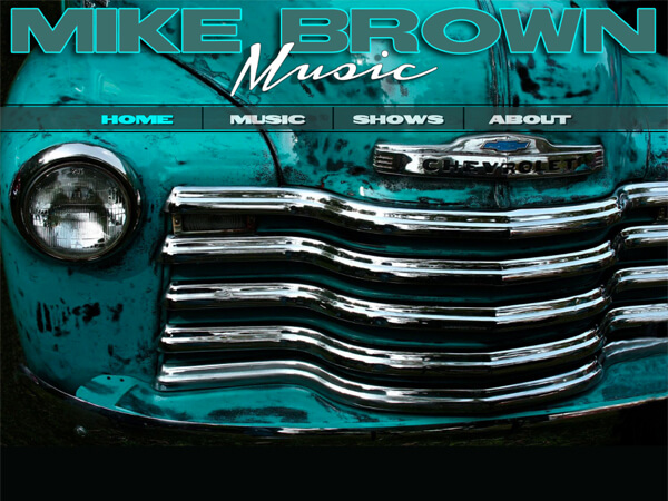 Mike Brown Music Website