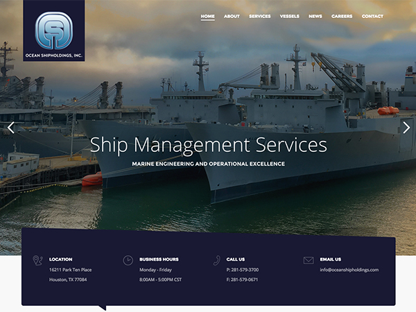 Ocean Shipholdings Website