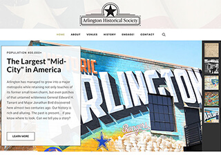 Historical Society Web Design