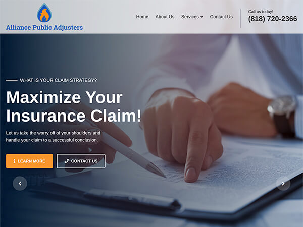Alliance Public Adjusters - Public Adjusters Websites