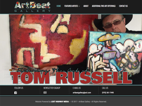 ArtBeat Gallery - Art Gallery Websites