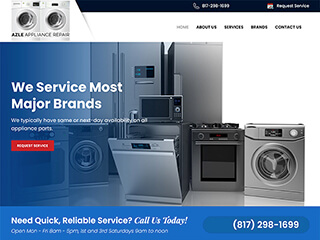 Repair Company Web Design