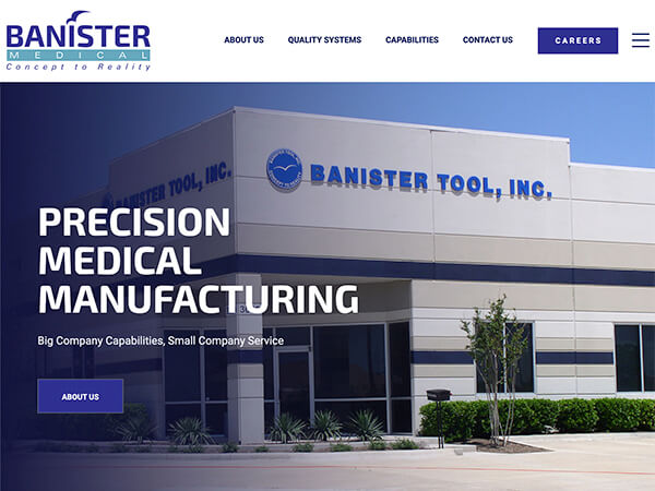 Banister Medical - Tool & Instrument Company Websites