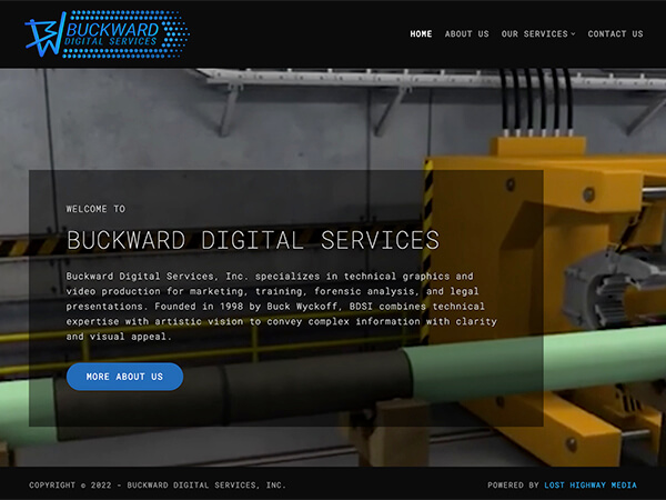 Buckward Digital Services - Graphics/CAD Artist Websites