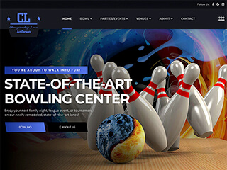 Amusement Center Web Design
