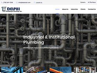 Mechanical Engineering Firm Web Design