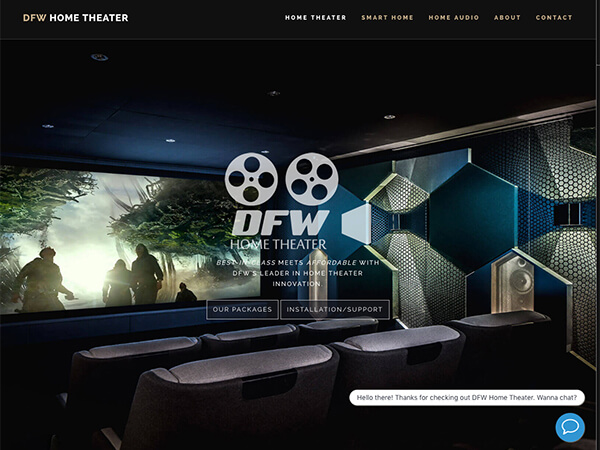 DFW Home Theater - Home Theater Company Websites