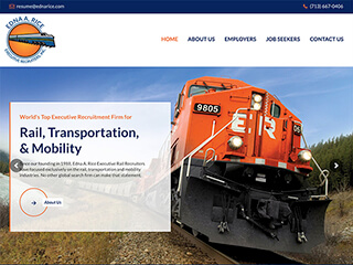 Executive Recruiting Firm Web Design