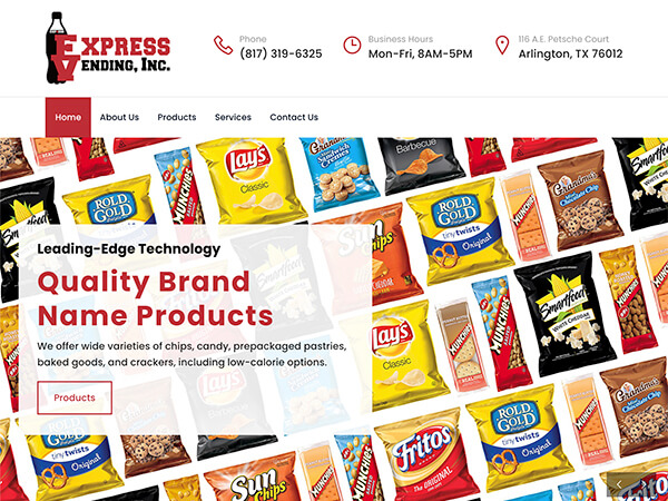 Express Vending, Inc. - Vending Company Websites