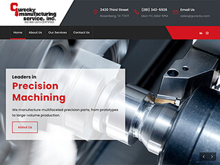 Fabrication Company Web Design