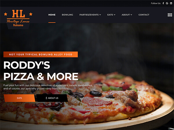 Heritage Lanes - Family Amusement Center Websites