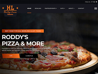 Bowling Center Web Design