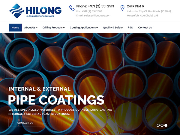 Hilong UAE - Industrial Websites