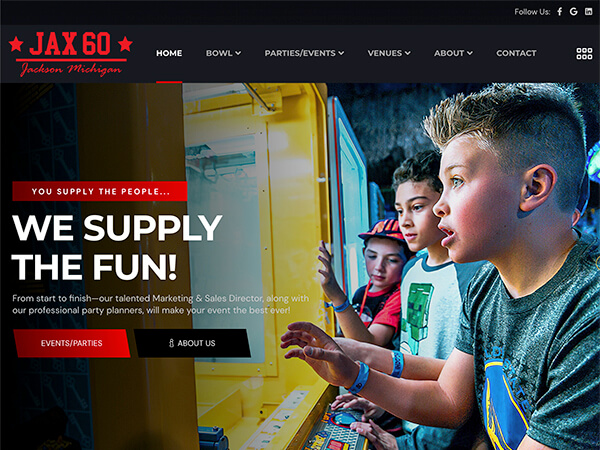 Jax60 - Bowling Center Websites