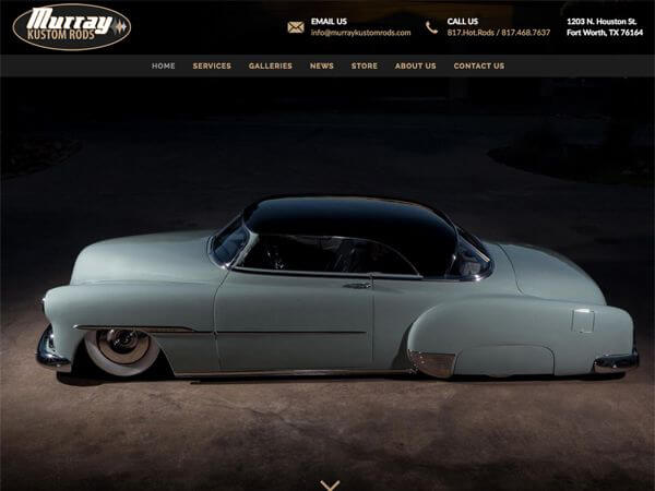 Murray Kustom Rods - Car Restoration Company Websites