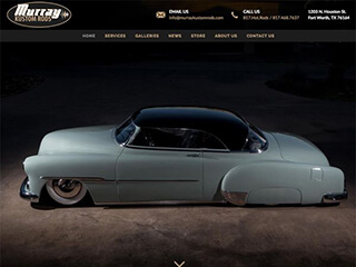 Auto Custom Shop Web Design
