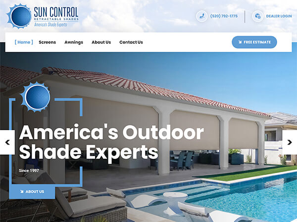 Sun Control Retractable Shades - Manufacturing Company Websites