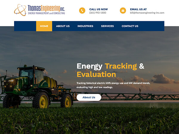 Thomas Engineering - Engineering Company Websites