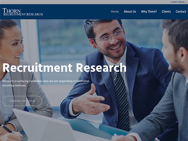 Thorn Recruitment - Recruiting Firm Websites