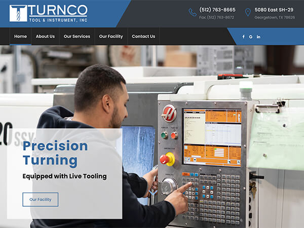 Turnco Tool & Instrument - Tool & Instrument Company Websites
