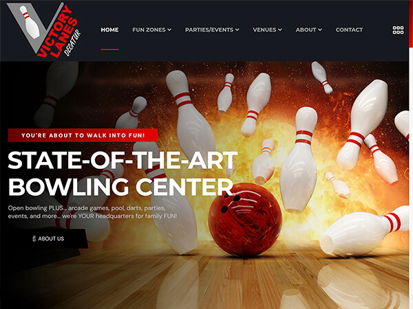 Victory Lanes - Bowling Center Websites